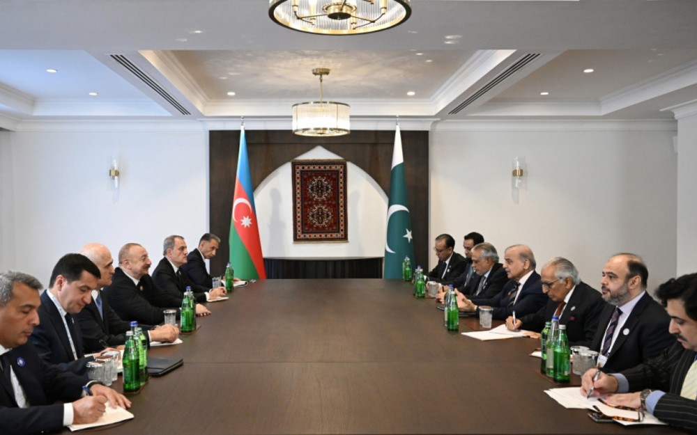 Prezident Xankəndidə Pakistanın Baş naziri ilə görüşdü -FOTOLAR